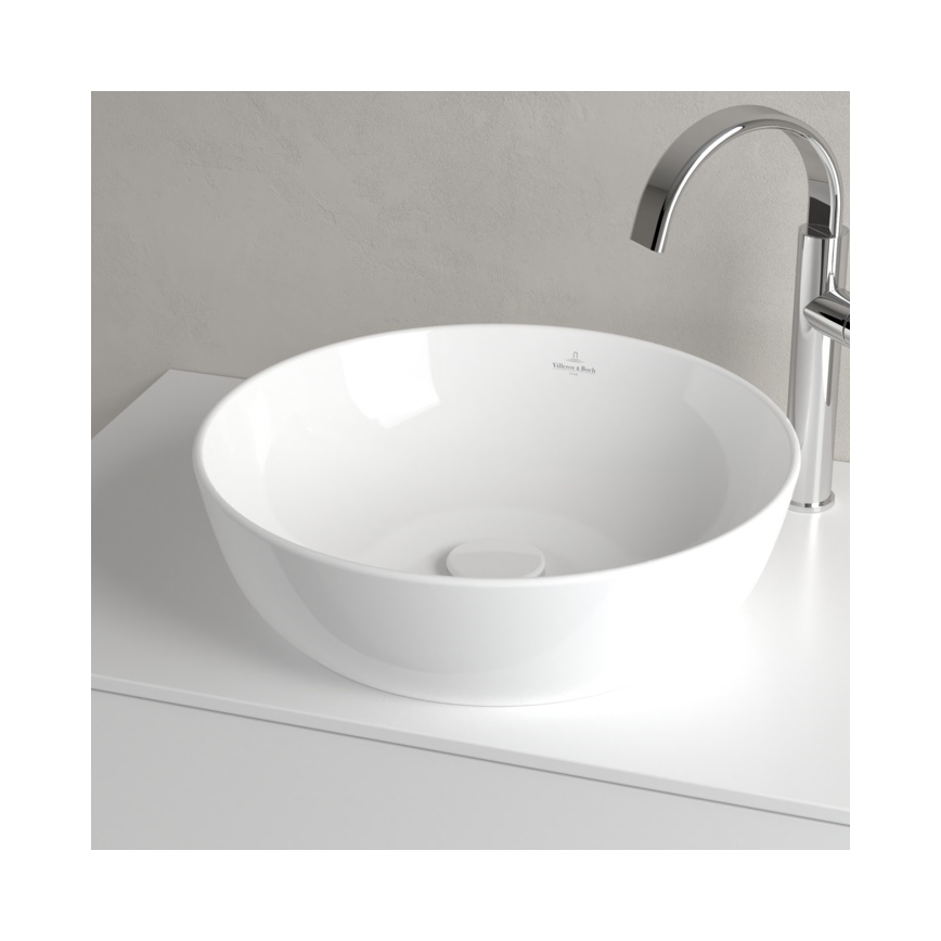 Villeroy & Boch 417943R1 - ARTIS håndvask til bordplade Ø 43 cm, keramik/hvid