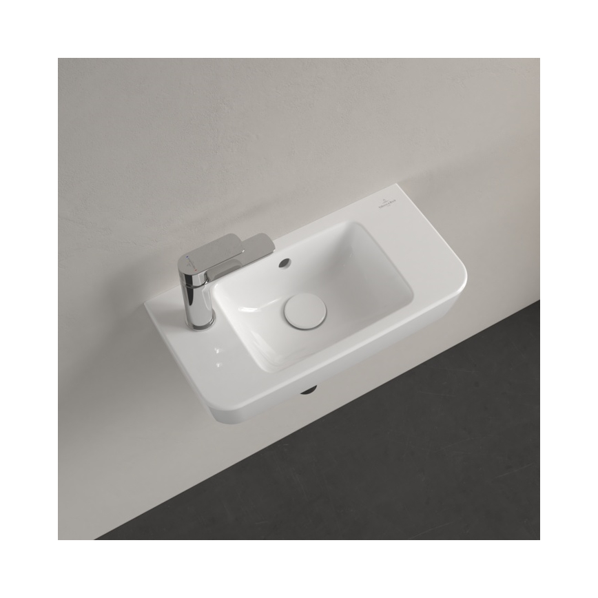 Villeroy & Boch 4342L501 - Vægmonteret håndvask O.NOVO 50 x 25 cm keramik/hvid