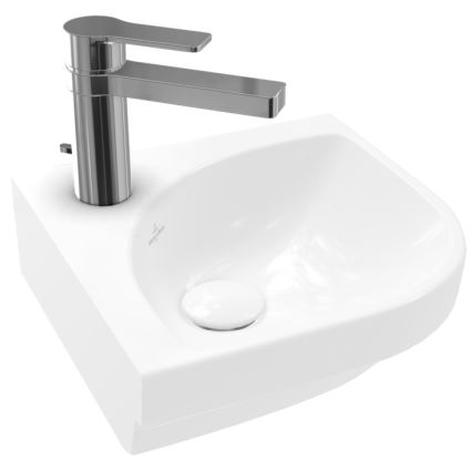 Villeroy & Boch 43714601 - Hjørne væghængt håndvask SUBWAY 3.0 32x32 cm keramik/hvid