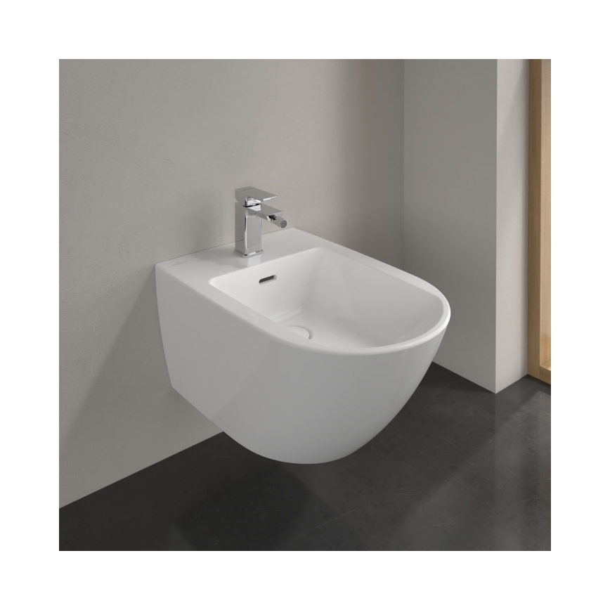 Villeroy & Boch 44700001 - SUBWAY 3.0 vægmonteret bidet, keramik/hvid
