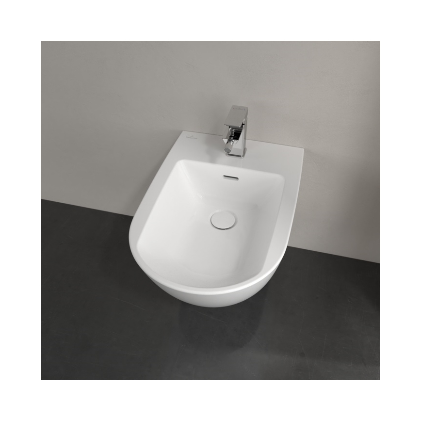 Villeroy & Boch 44700001 - SUBWAY 3.0 vægmonteret bidet, keramik/hvid