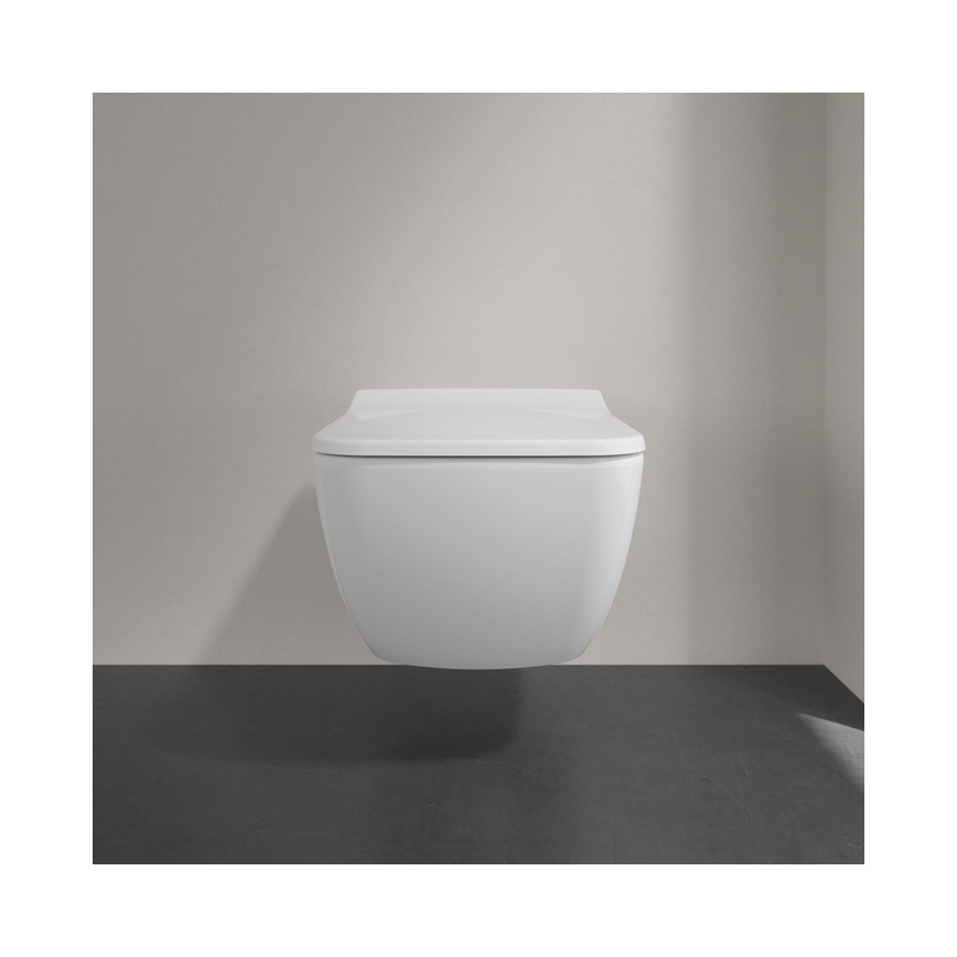 Villeroy & Boch 4611RS01 - Væghængt toilet med SoftClose-sæde VENTICELLO keramik/hvid