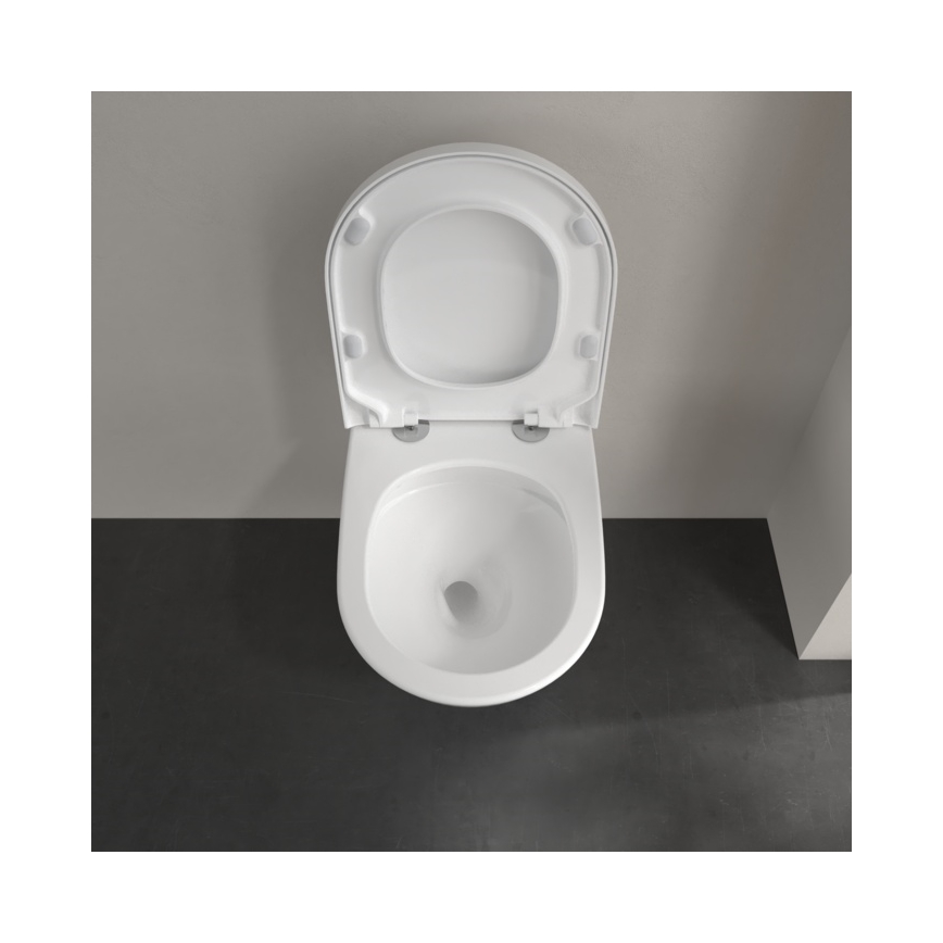 Villeroy & Boch 4670T0R1 - Vægmonteret toilet SUBWAY 3.0 keramik/hvid