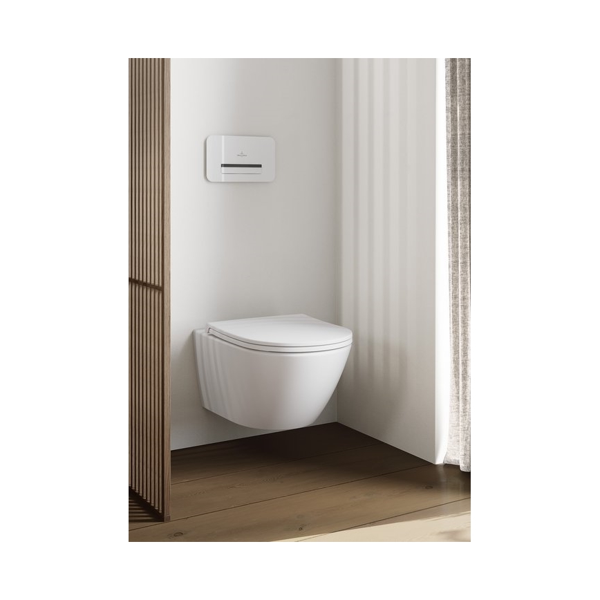 Villeroy & Boch 4670T0R1 - Vægmonteret toilet SUBWAY 3.0 keramik/hvid