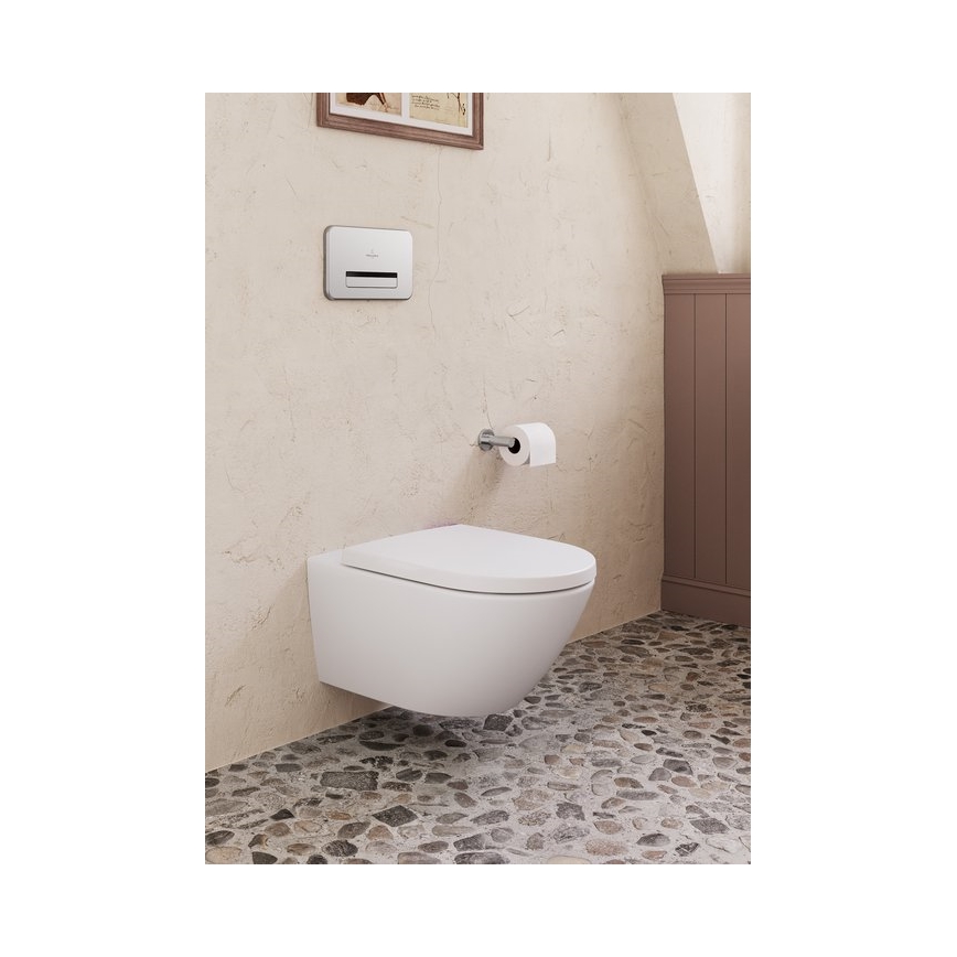 Villeroy & Boch 4670T0R1 - Vægmonteret toilet SUBWAY 3.0 keramik/hvid