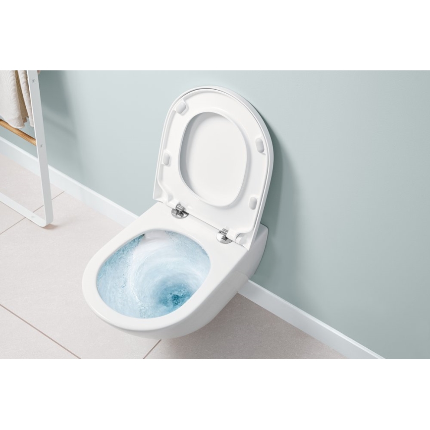 Villeroy & Boch 4670T0R1 - Vægmonteret toilet SUBWAY 3.0 keramik/hvid