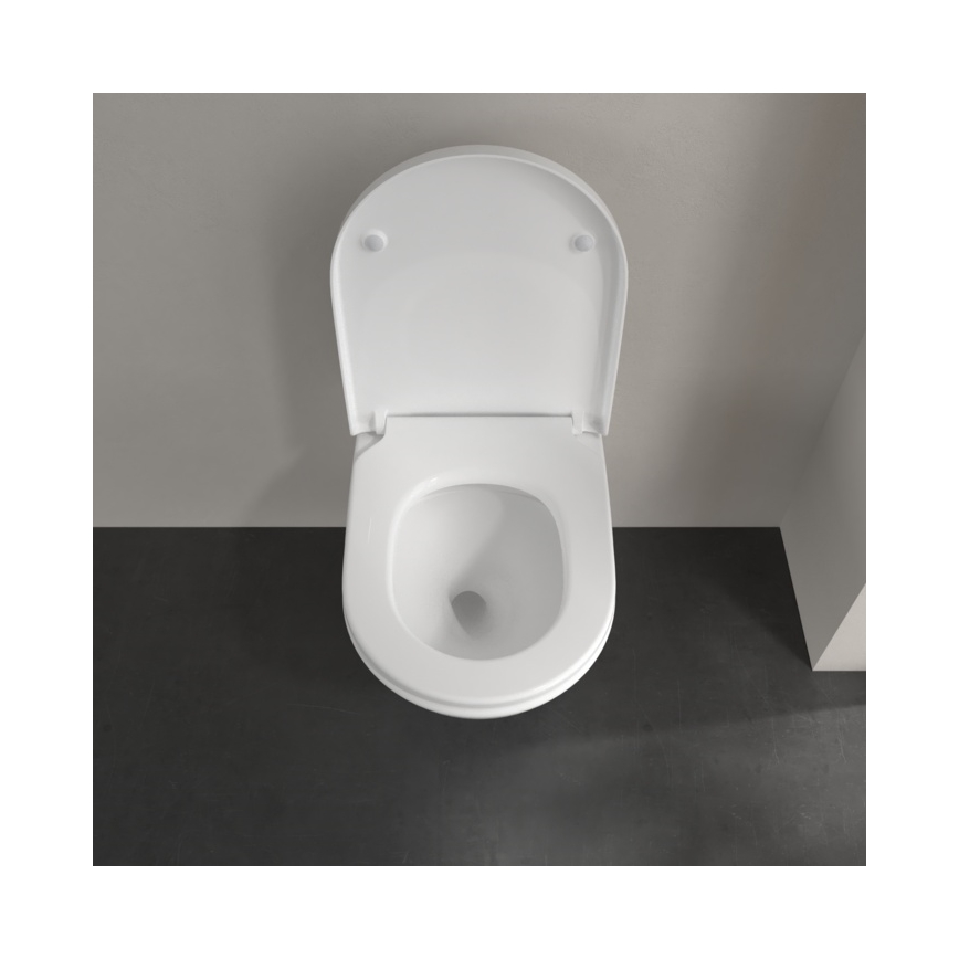 Villeroy & Boch 4670T0RW - Vægmonteret toilet SUBWAY 3.0 keramik/hvid