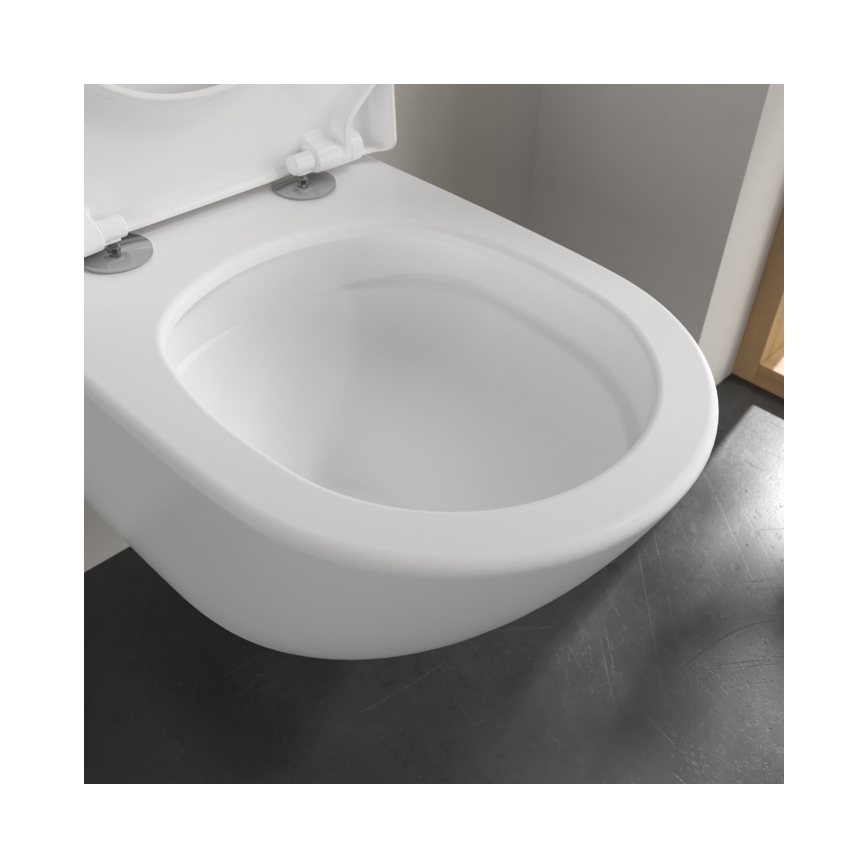 Villeroy & Boch 4670T0RW - Vægmonteret toilet SUBWAY 3.0 keramik/hvid