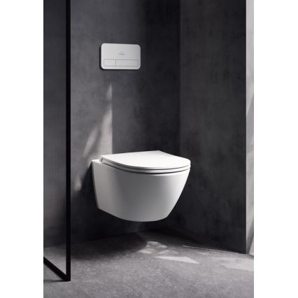 Villeroy & Boch 4670T0RW - Vægmonteret toilet SUBWAY 3.0 keramik/hvid