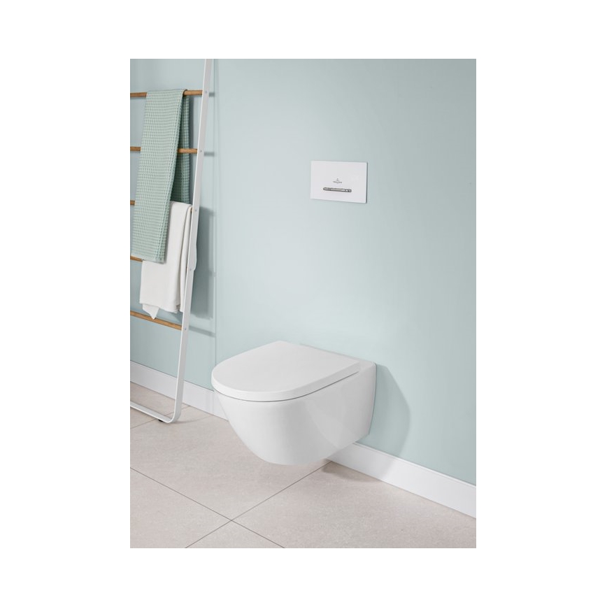 Villeroy & Boch 4670T0T2 - Vægophængt toilet SUBWAY 3.0 keramik/hvid
