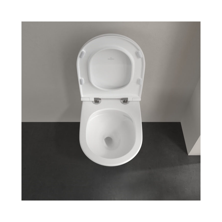 Villeroy & Boch 4670T9R1 - væghængt toilet med SoftClose-sæde SUBWAY 3.0 keramik/hvid