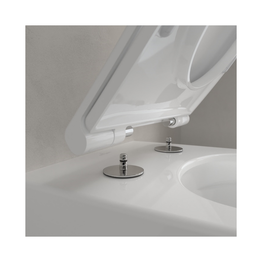 Villeroy & Boch 4670T9R1 - væghængt toilet med SoftClose-sæde SUBWAY 3.0 keramik/hvid