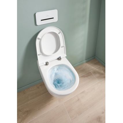 Villeroy & Boch 4670T9R1 - væghængt toilet med SoftClose-sæde SUBWAY 3.0 keramik/hvid