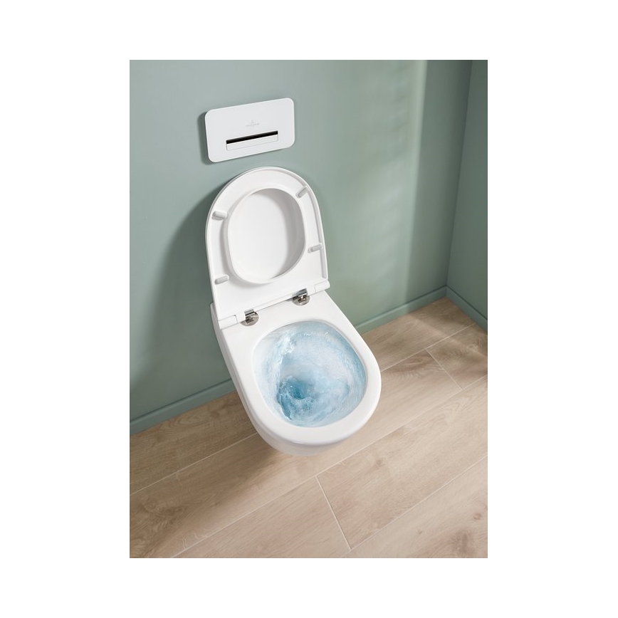 Villeroy & Boch 4670T9R1 - væghængt toilet med SoftClose-sæde SUBWAY 3.0 keramik/hvid