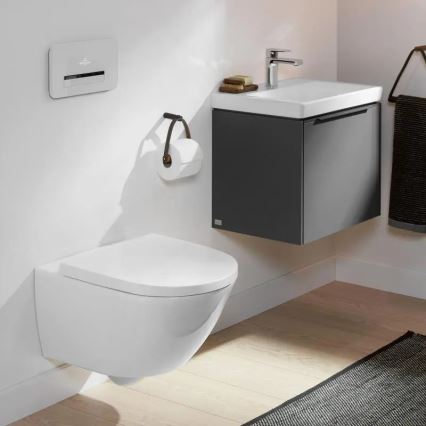 Villeroy & Boch 4670TS01 - Væghængt toilet med SoftClose-sæde SUBWAY 3.0 keramik/hvid