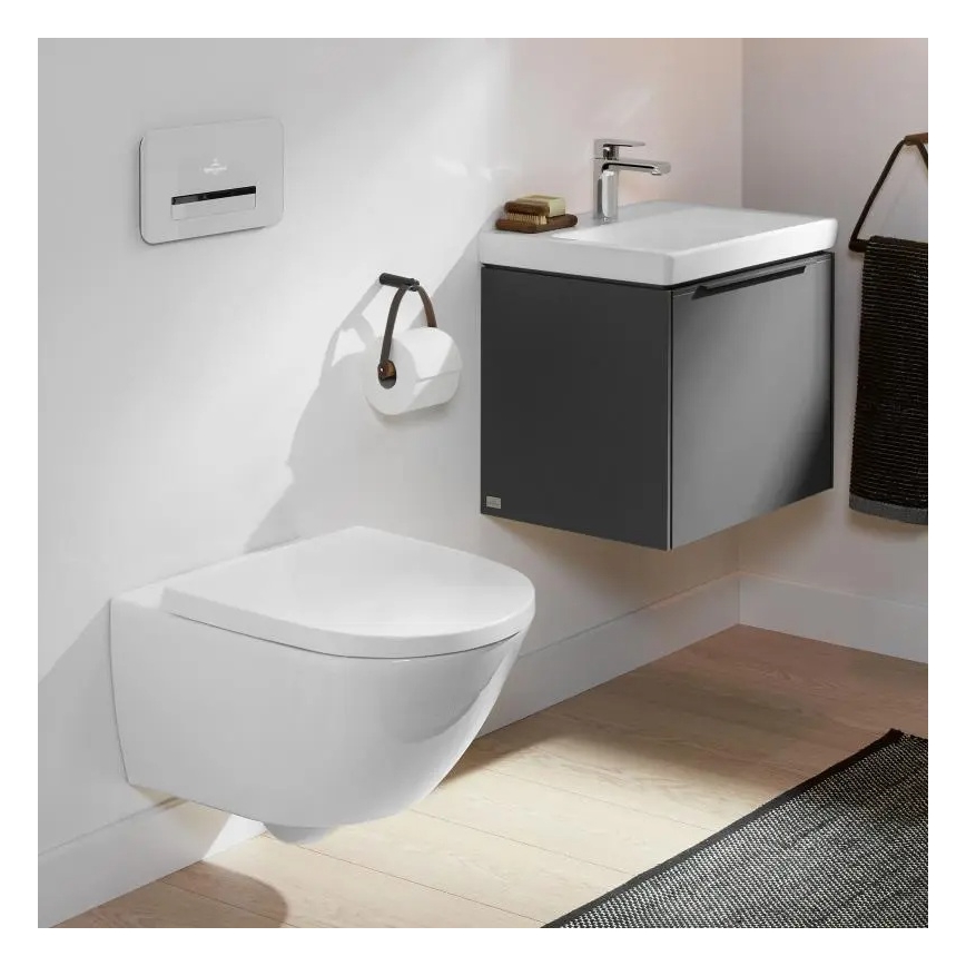 Villeroy & Boch 4670TS01 - Væghængt toilet med SoftClose-sæde SUBWAY 3.0 keramik/hvid