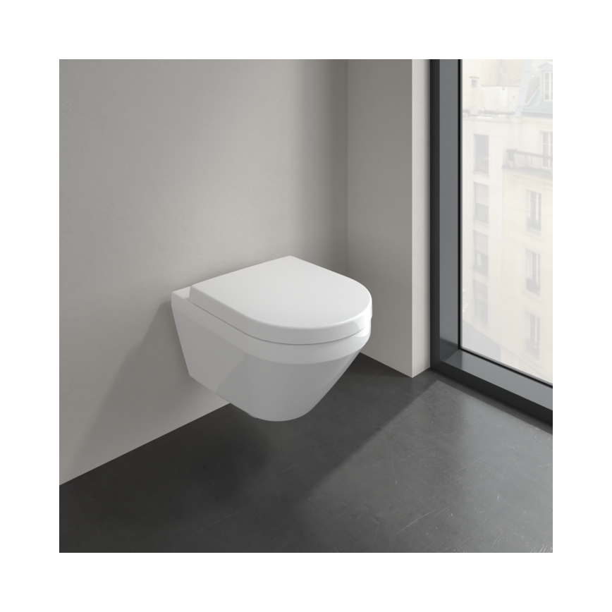 Villeroy & Boch 4694C001 - Vægmonteret WC ARCHITECTURA keramik/hvid
