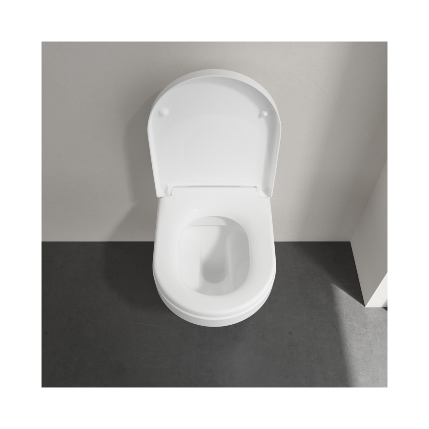 Villeroy & Boch 4694HR01 - Væghængt toilet med SoftClose-sæde ARCHITECTURA keramik/hvid