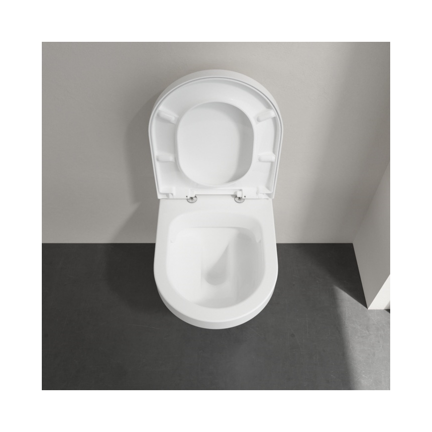 Villeroy & Boch 4694HR01 - Væghængt toilet med SoftClose-sæde ARCHITECTURA keramik/hvid