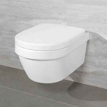 Villeroy & Boch 4694HRR1 - Væghængt toilet med SoftClose-sæde ARCHITECTURA keramik/hvid