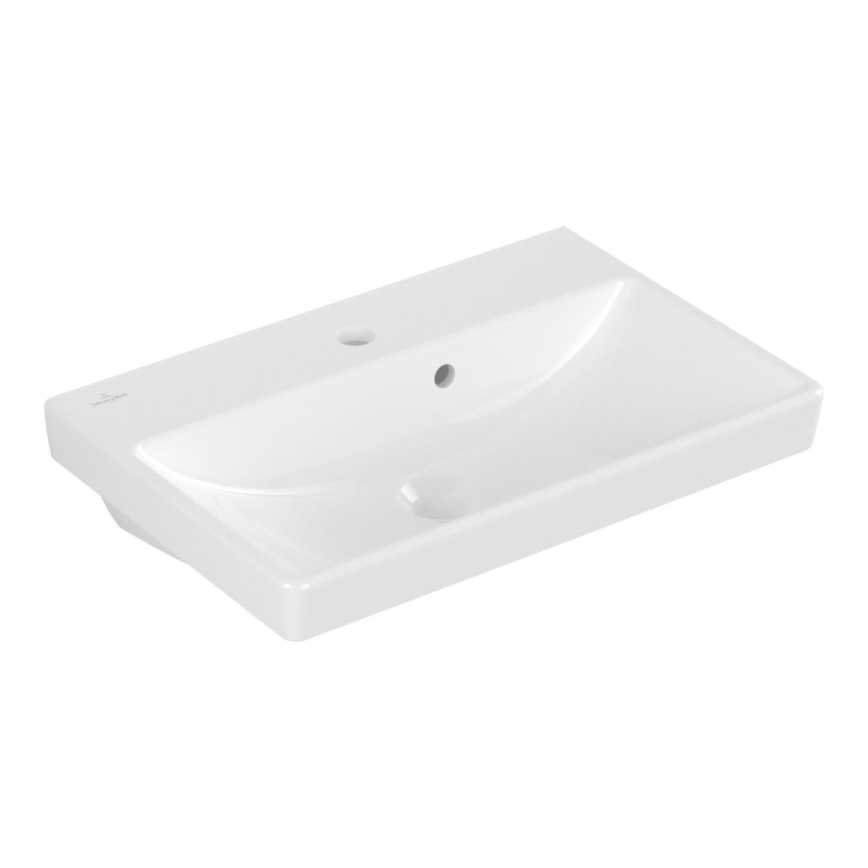 Villeroy & Boch 4A005501 - Væghængt håndvask AVENTO 55x37 cm keramik/hvid