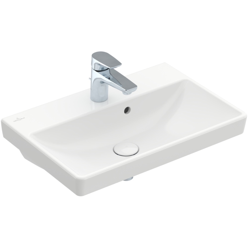 Villeroy & Boch 4A005501 - Væghængt håndvask AVENTO 55x37 cm keramik/hvid