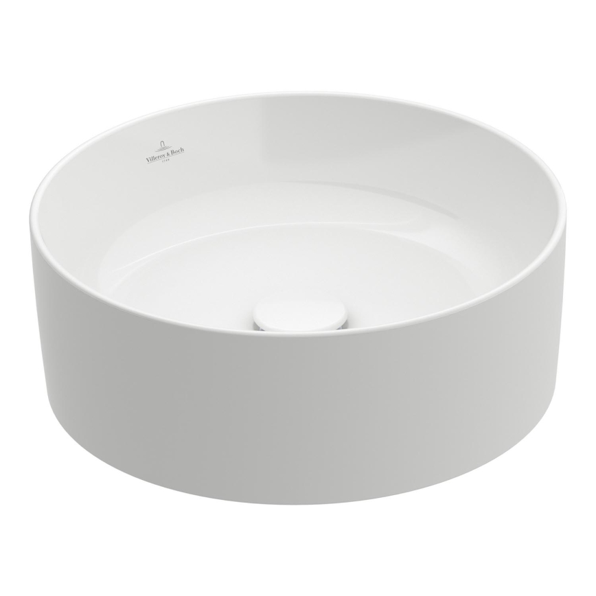 Villeroy & Boch 4A184001 - COLLARO håndvask til bordplade Ø 40 cm, keramik/hvid