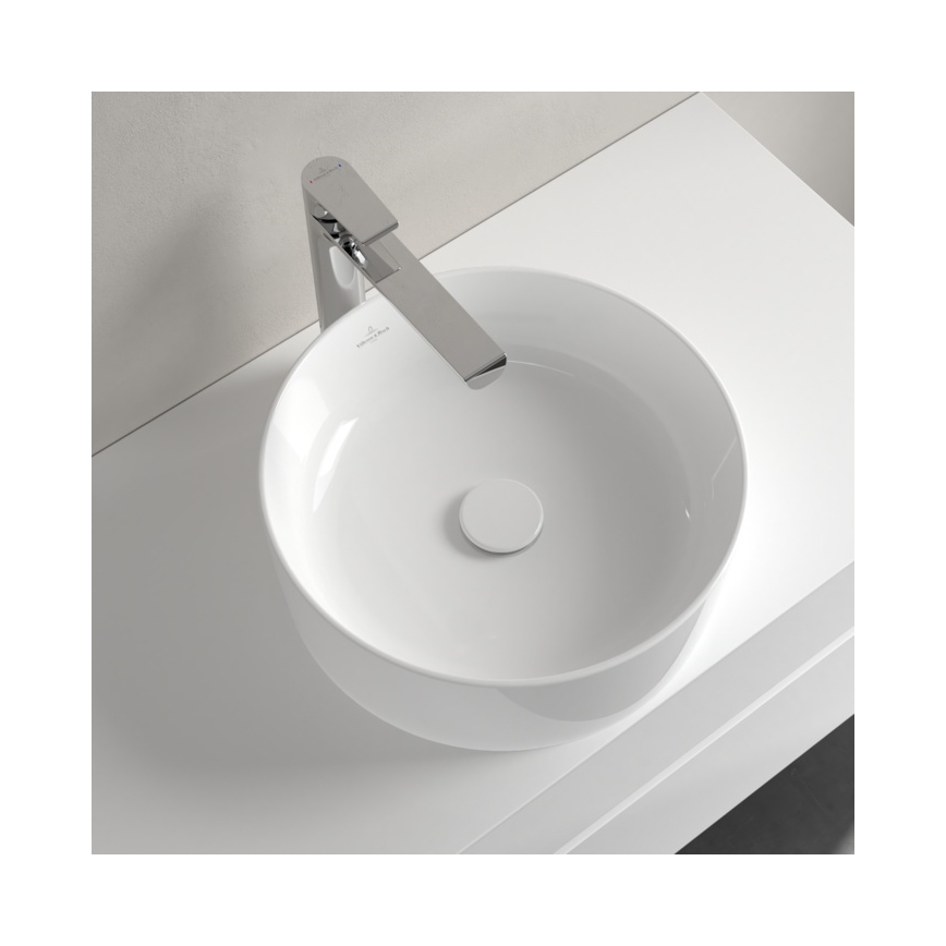 Villeroy & Boch 4A184001 - COLLARO håndvask til bordplade Ø 40 cm, keramik/hvid