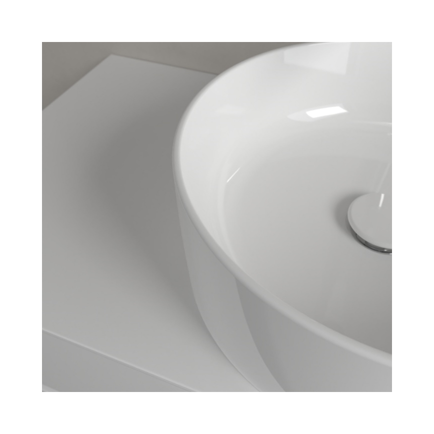 Villeroy & Boch 4A184001 - COLLARO håndvask til bordplade Ø 40 cm, keramik/hvid