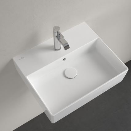 Villeroy & Boch 4A225G01 - MEMENTO håndvask 50 x 42 cm, væghængt/til bordplade, keramik/hvid