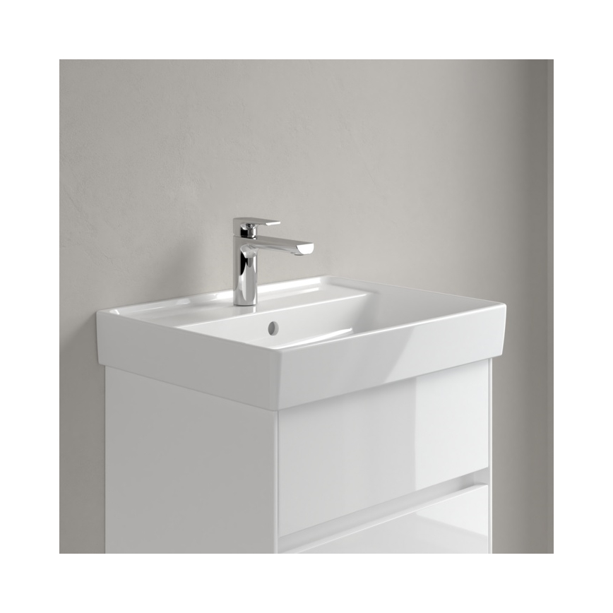Villeroy & Boch 4A335501 - Vægmonteret håndvask COLLARO 55x44 cm keramik/hvid
