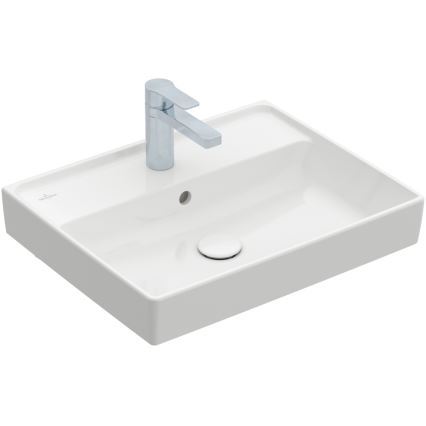 Villeroy & Boch 4A335501 - Vægmonteret håndvask COLLARO 55x44 cm keramik/hvid