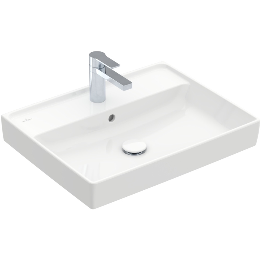 Villeroy & Boch 4A336001 - Væghængt håndvask COLLARO 60x47 cm keramik/hvid