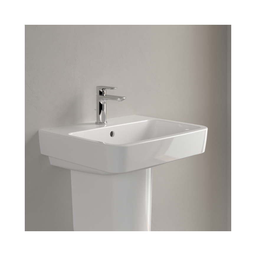 Villeroy & Boch 4A415501 - Væghængt håndvask O.NOVO 55x46 cm keramik/hvid