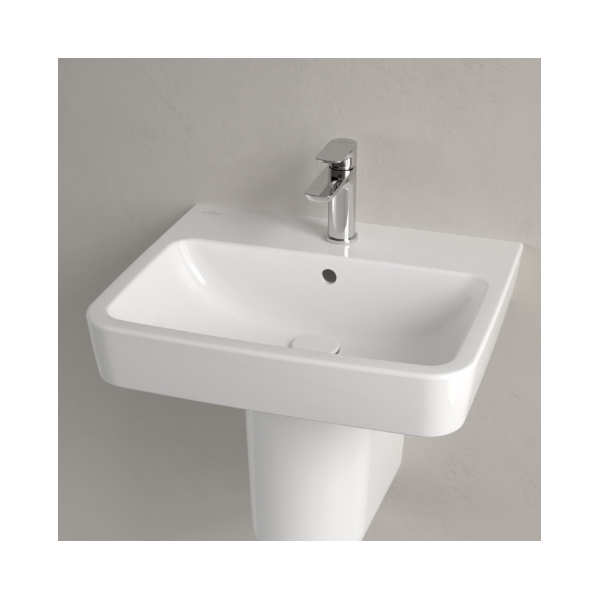 Villeroy & Boch 4A415501 - Væghængt håndvask O.NOVO 55x46 cm keramik/hvid