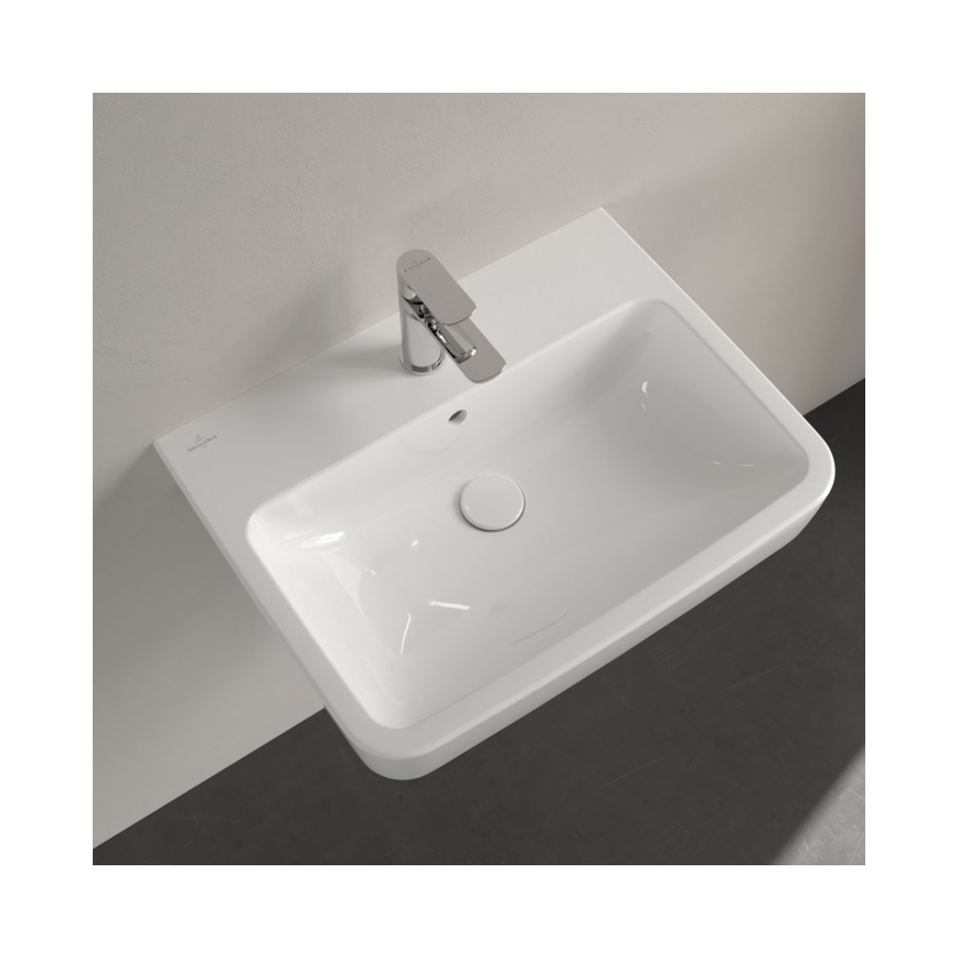 Villeroy & Boch 4A416G01 - Væghængt håndvask O.NOVO 60 x 46 cm, keramik/hvid