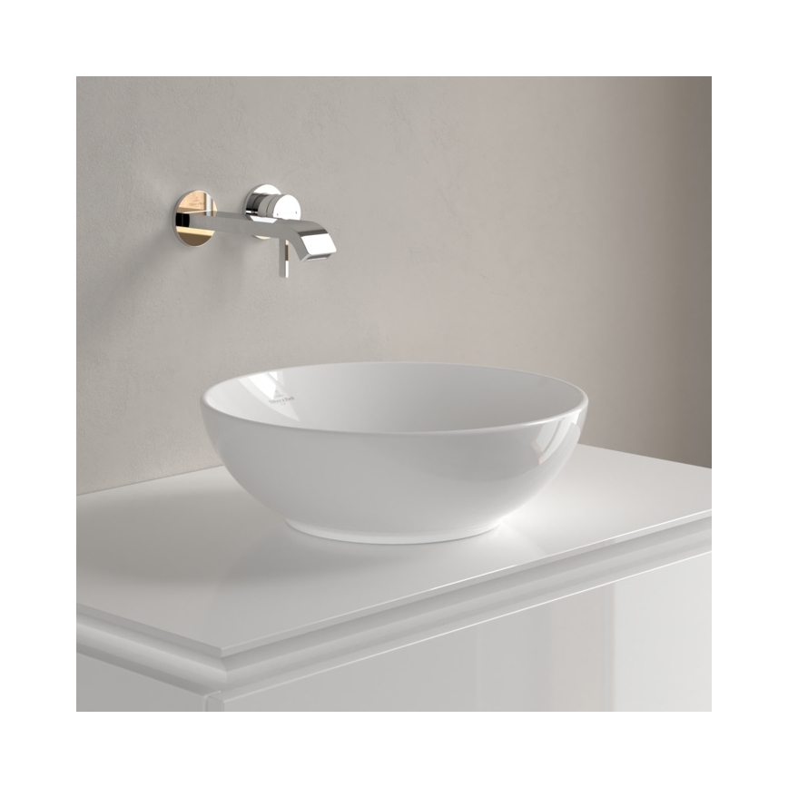 Villeroy & Boch 4A450001 - Håndvask til bordplade LOOP&FRIENDS Ø 38 cm keramik/hvid