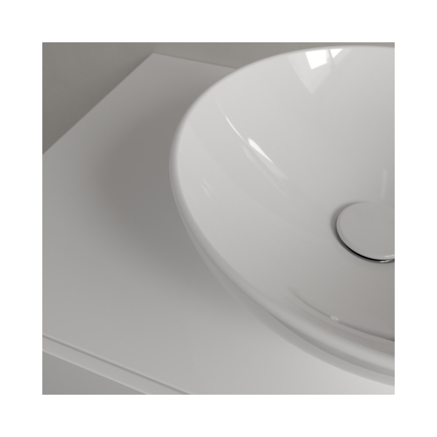 Villeroy & Boch 4A450001 - Håndvask til bordplade LOOP&FRIENDS Ø 38 cm keramik/hvid