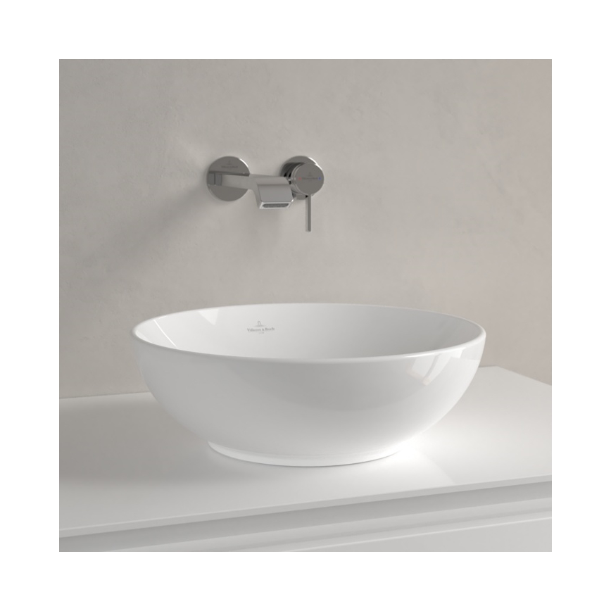 Villeroy & Boch 4A450001 - Håndvask til bordplade LOOP&FRIENDS Ø 38 cm keramik/hvid