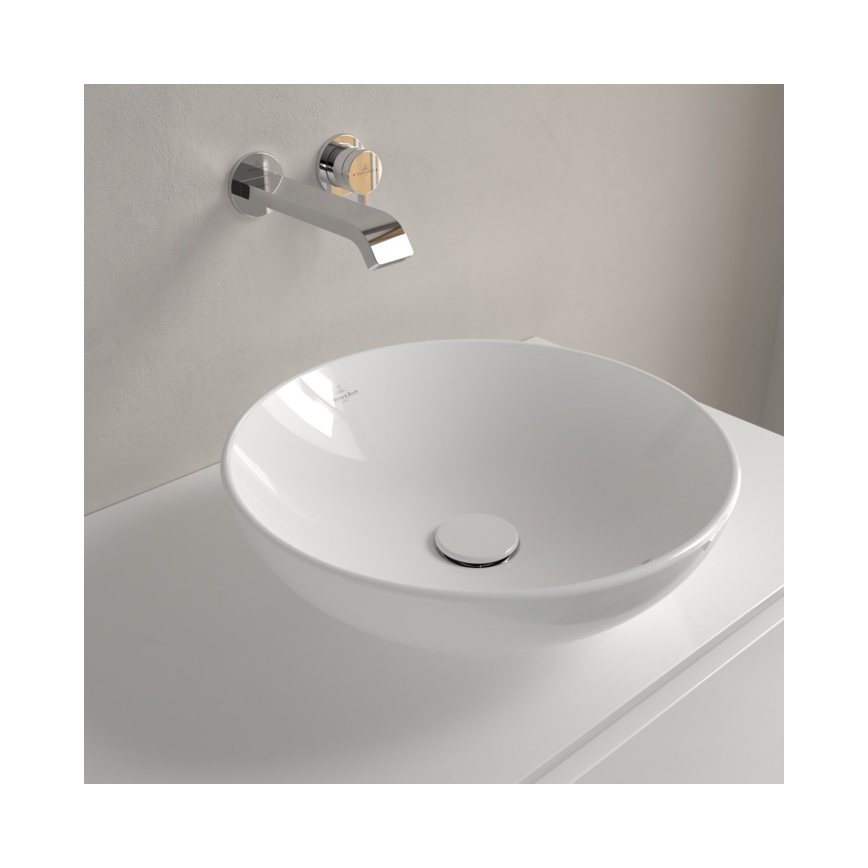Villeroy & Boch 4A460001 - Håndvask til bordplade LOOP&FRIENDS Ø 42 cm keramik/hvid