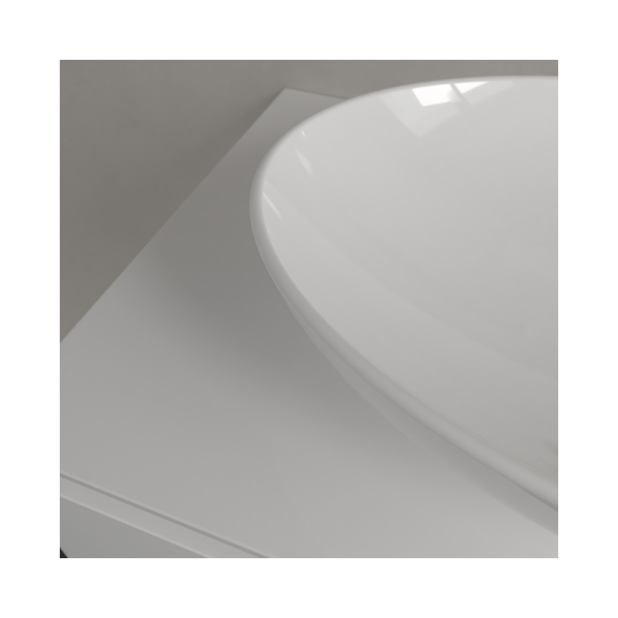 Villeroy & Boch 4A470001 - Bordmonteret håndvask LOOP&FRIENDS 56x38 cm keramik/hvid