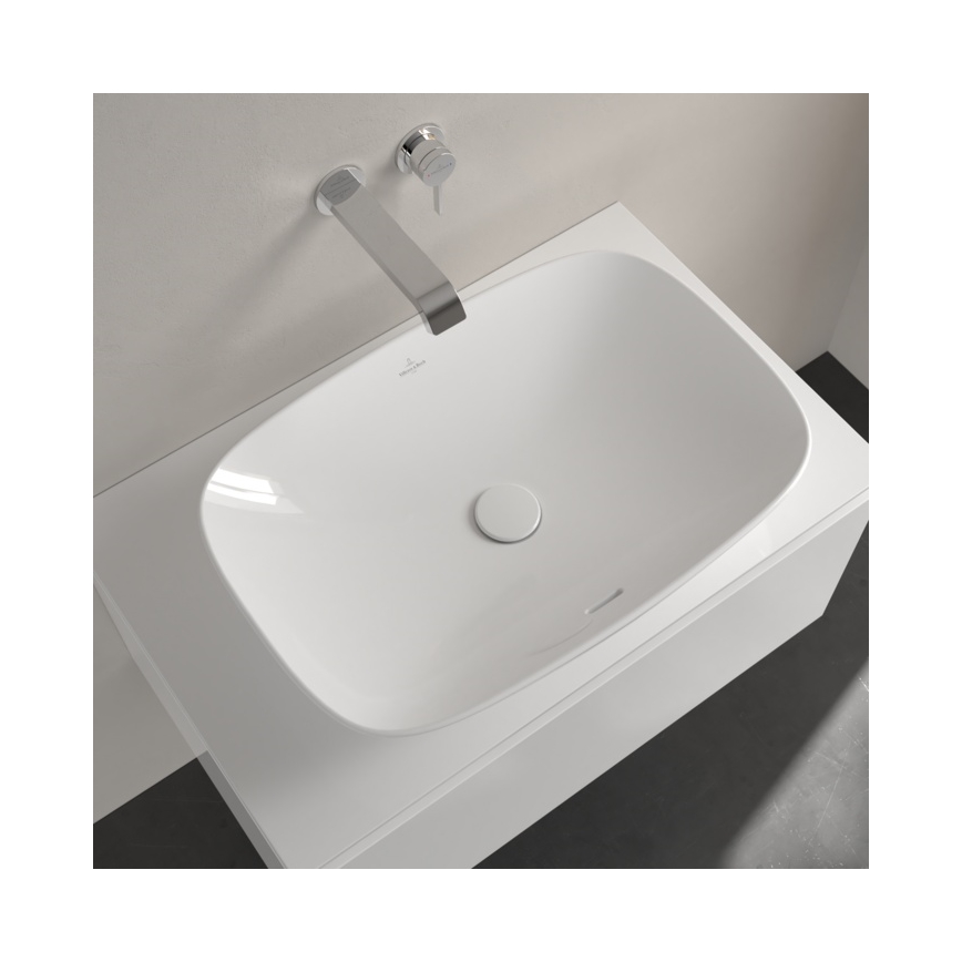 Villeroy & Boch 4A500001 - Håndvask til bordplade LOOP&FRIENDS 62x42 cm keramik/hvid