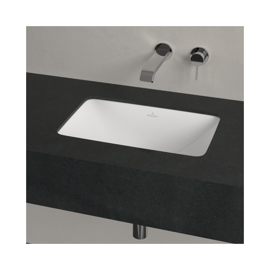 Villeroy & Boch 4A560101 - Nedfældet håndvask LOOP&FRIENDS 45x28 cm keramik/hvid