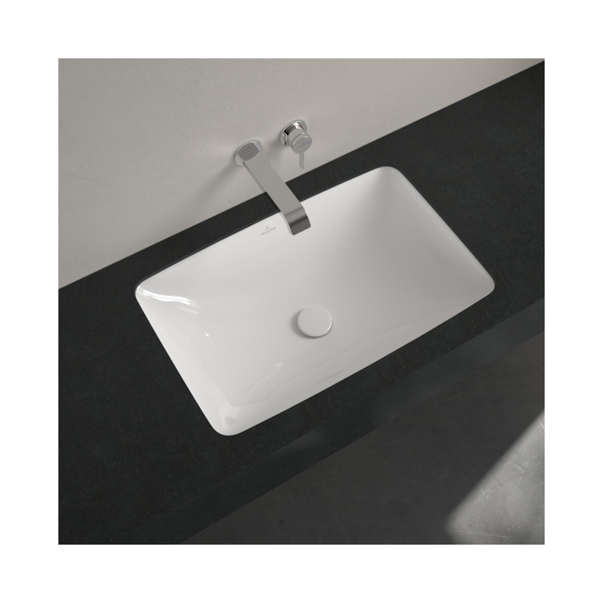 Villeroy & Boch 4A580101 - Nedfældet håndvask LOOP&FRIENDS 61,5 x 38 cm keramik/hvid