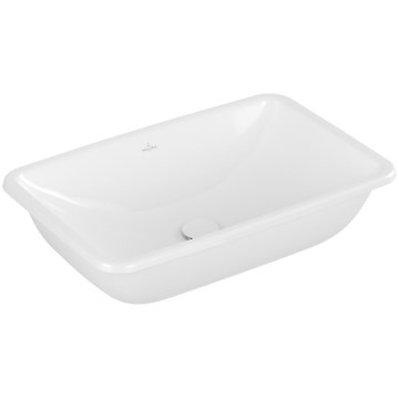 Villeroy & Boch 4A580101 - Nedfældet håndvask LOOP&FRIENDS 61,5 x 38 cm keramik/hvid