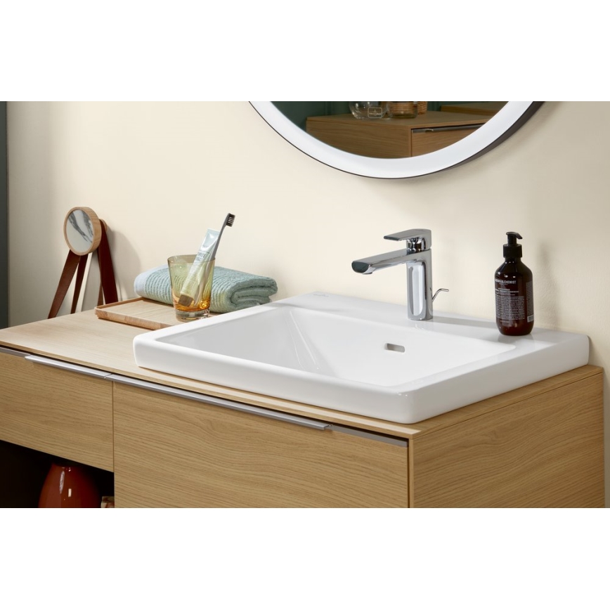 Villeroy & Boch 4A706001 - SUBWAY 3.0 vægmonteret håndvask, 60 x 47 cm, keramik, hvid