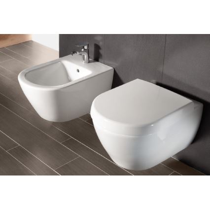 Villeroy & Boch 54000001 - Vægmonteret bidet SUBWAY 2.0 37x56 cm keramik/hvid