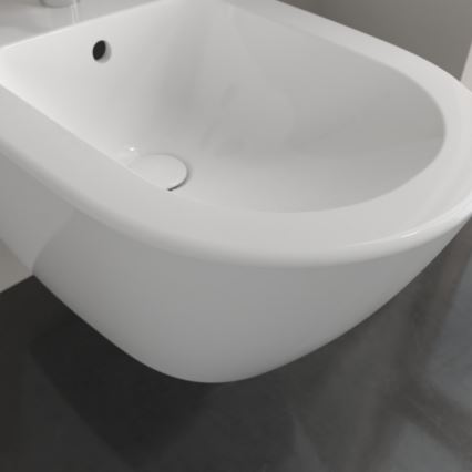 Villeroy & Boch 54000001 - Vægmonteret bidet SUBWAY 2.0 37x56 cm keramik/hvid