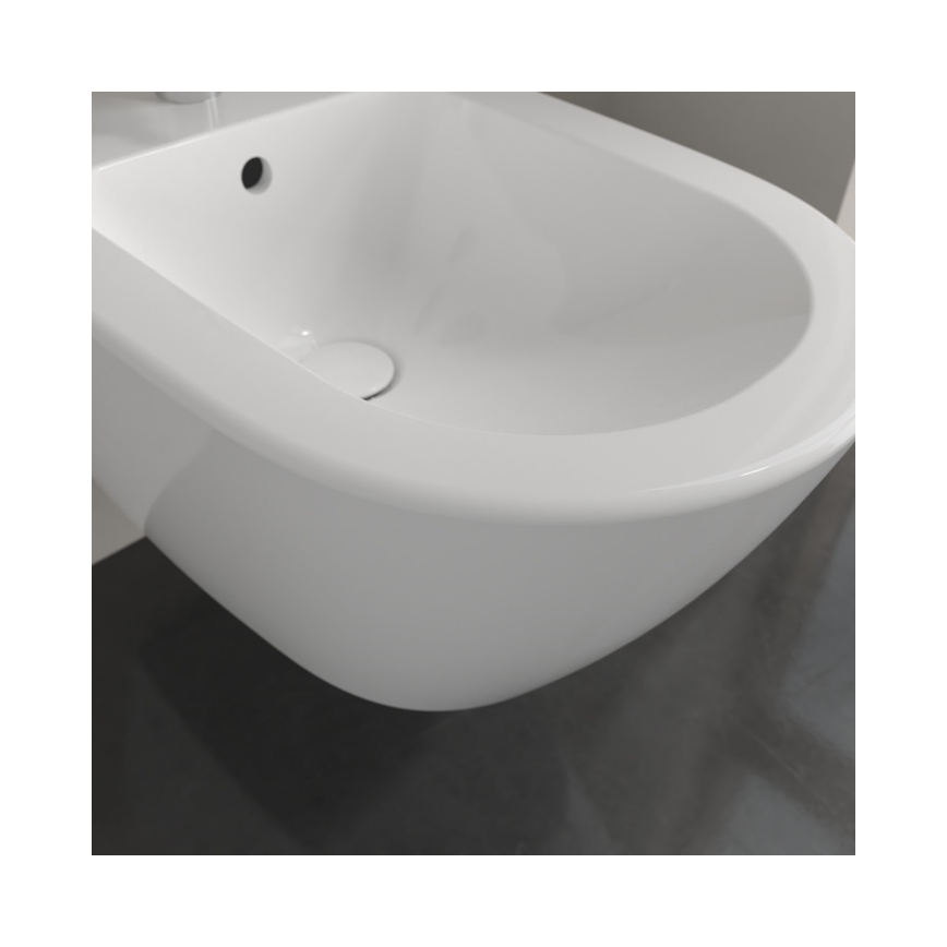 Villeroy & Boch 54000001 - Vægmonteret bidet SUBWAY 2.0 37x56 cm keramik/hvid