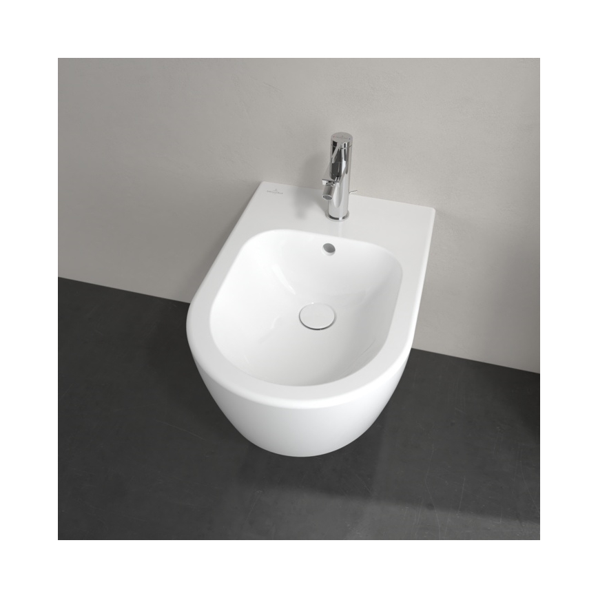 Villeroy & Boch 54050001 - Vægmonteret bidet AVENTO keramik/hvid